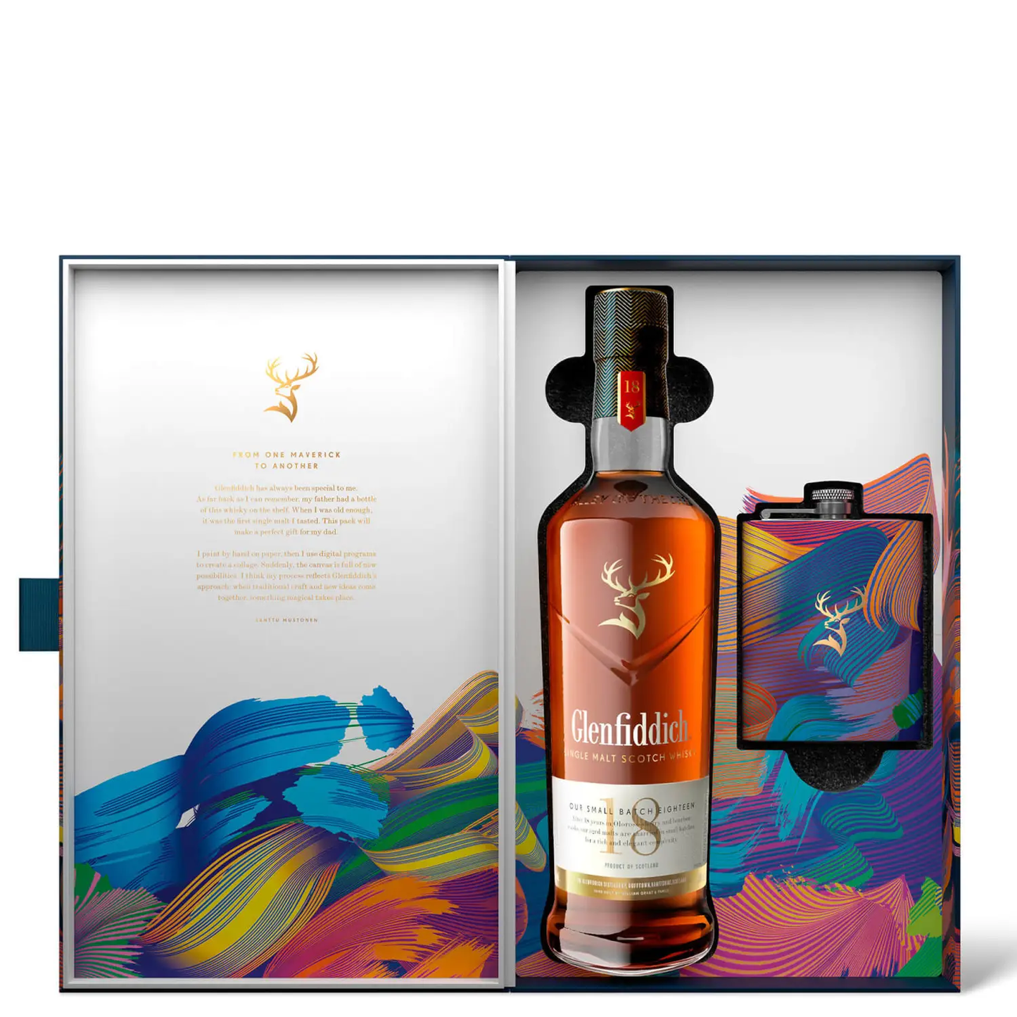 18 Year Old <br> Limited Edition Whisky Flask Set