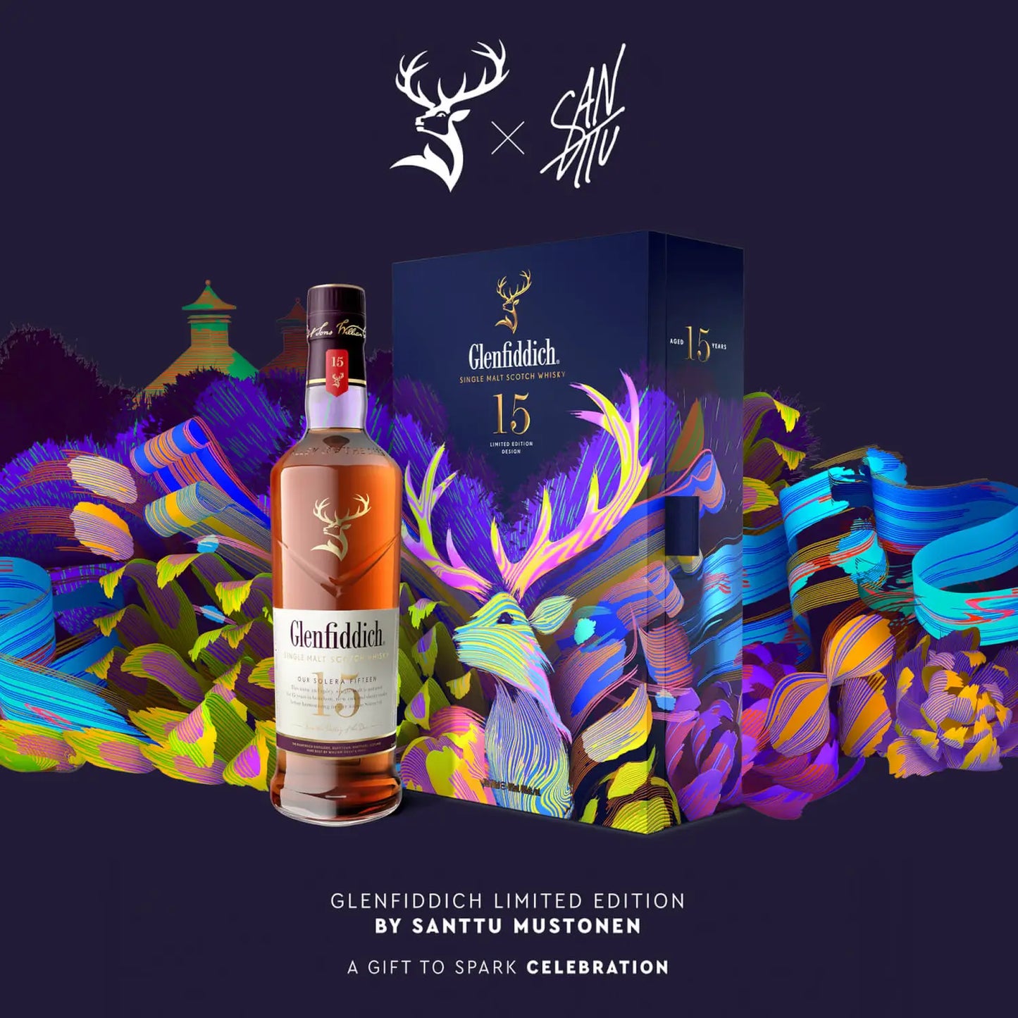 15 Year Old <br> Limited Edition Whisky Flask Set