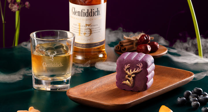 Glenfiddich our solera fifteen snow skin mooncakes
